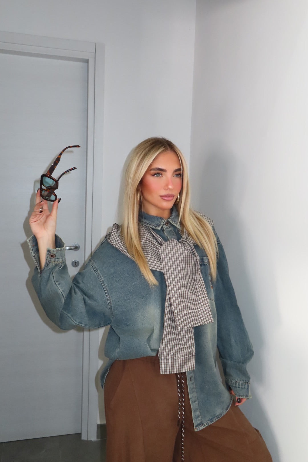Camicione jeans