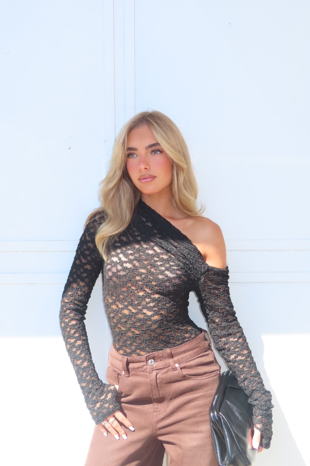 Maglia Velvet Kyle  Marrone Nera Bianca