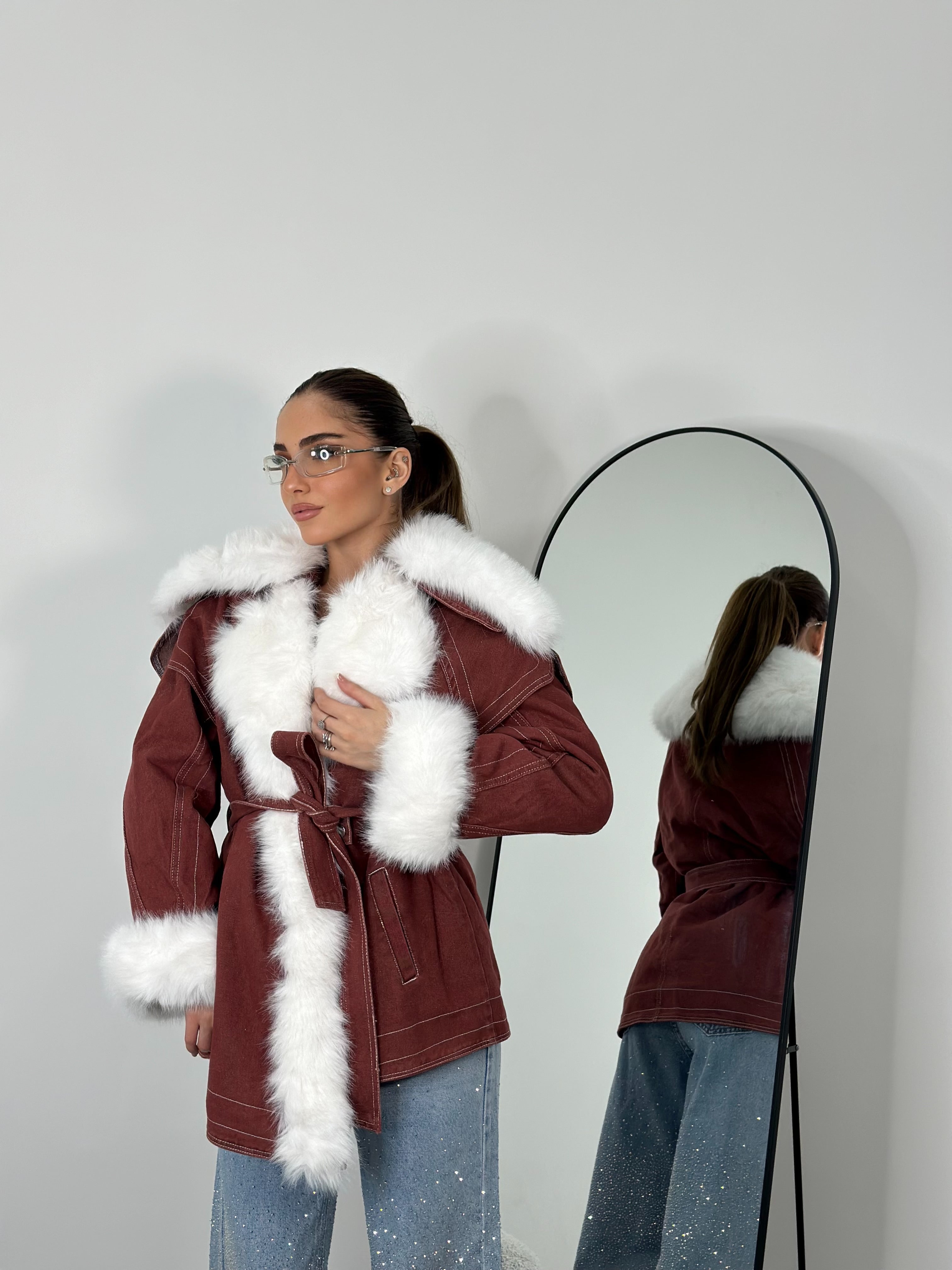 Cappotto Winter bordeaux