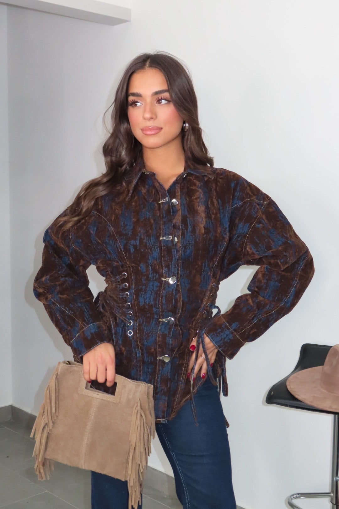 Giacca Veronique Brown