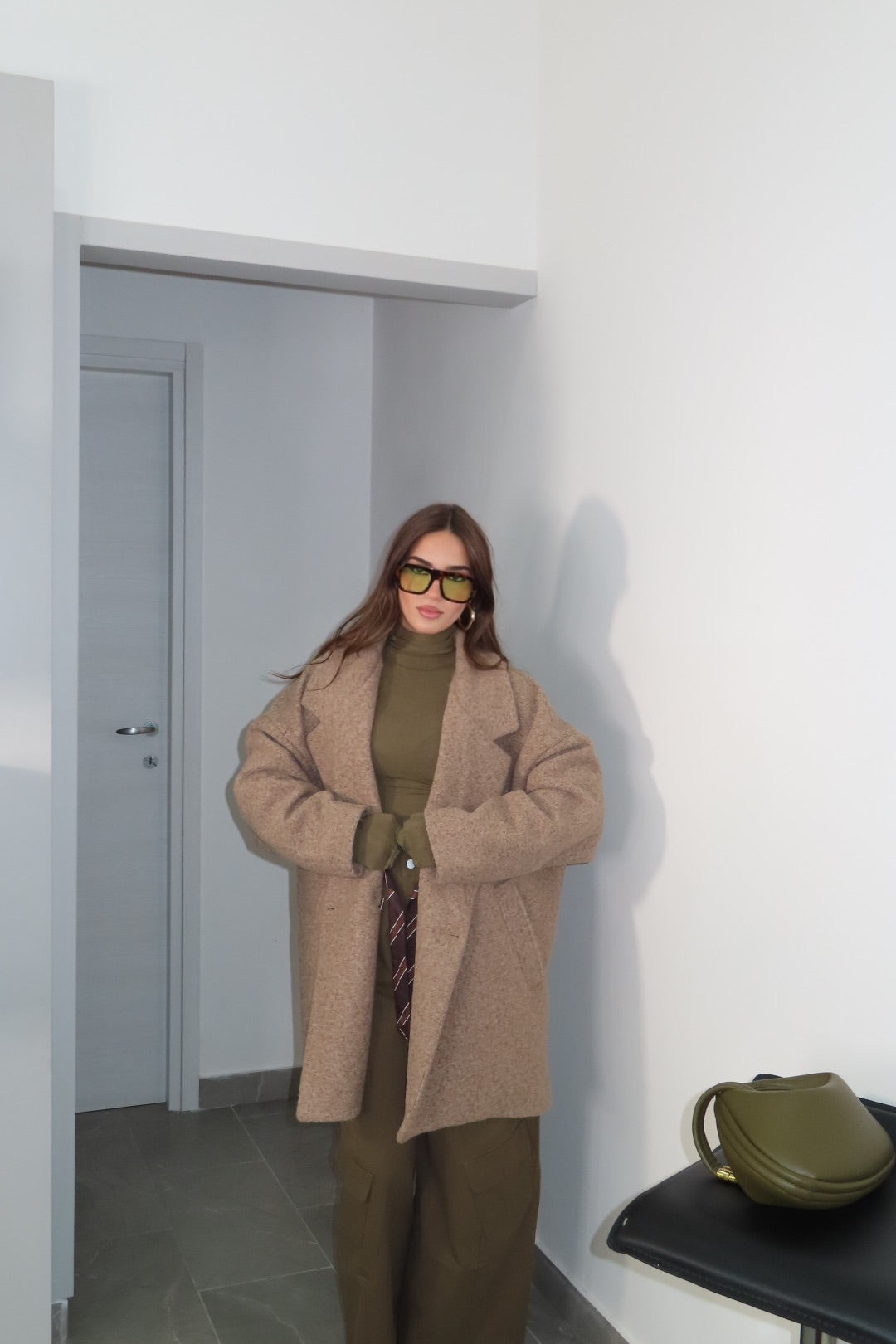 Cappotto Teddy Choco e Beige
