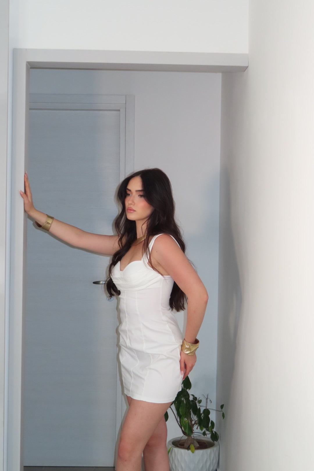 Mini Dress Cristina Bianco